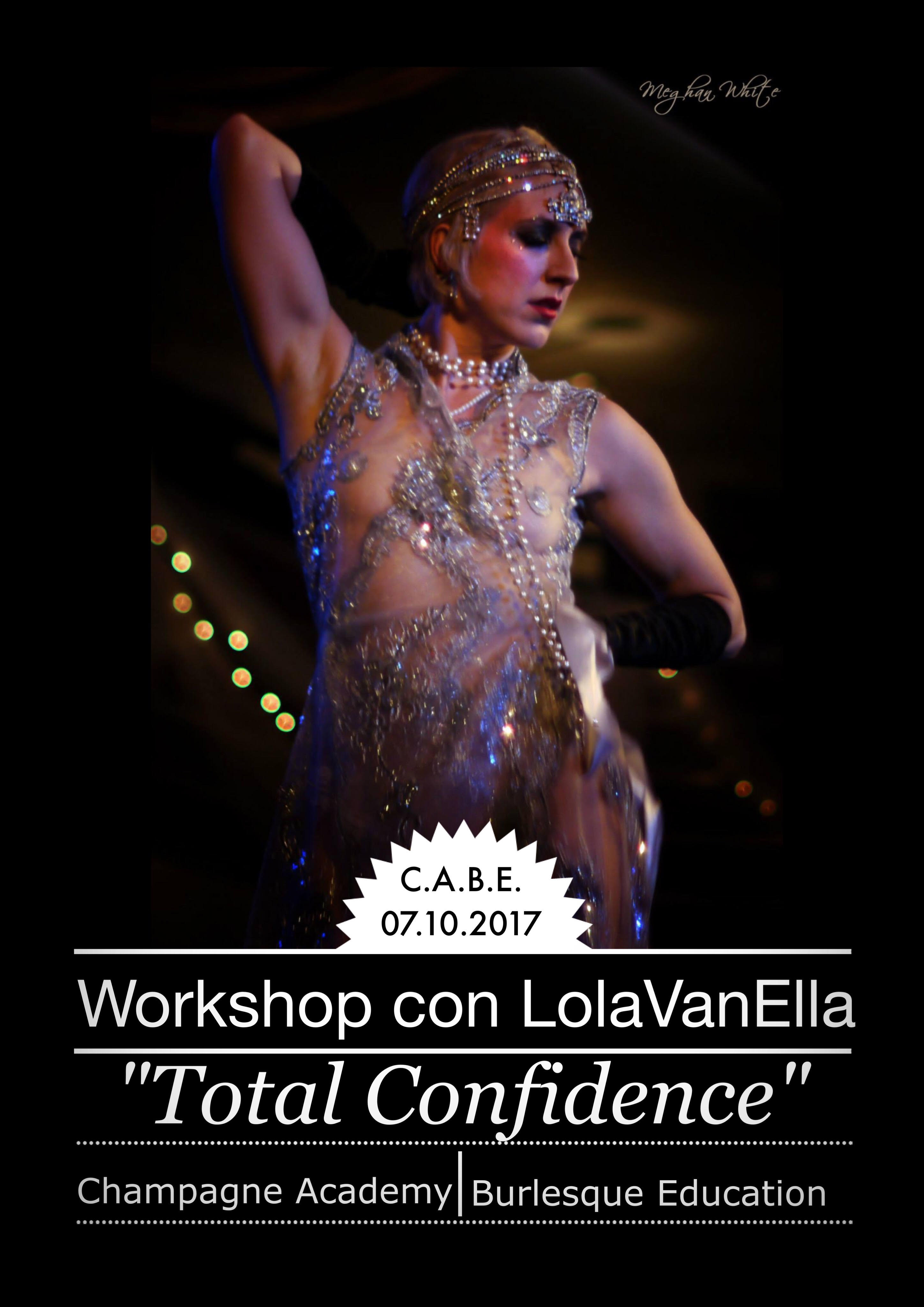 Locandina Total Confidence con Lola Van Ella